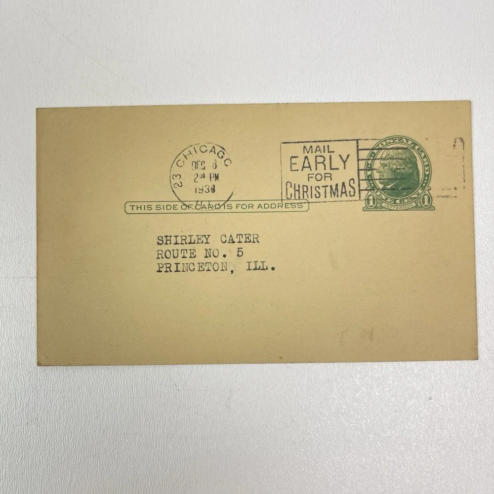 Vintage Postcard Invitation First Methodist Church Of Oak Park Holiday Reunion
